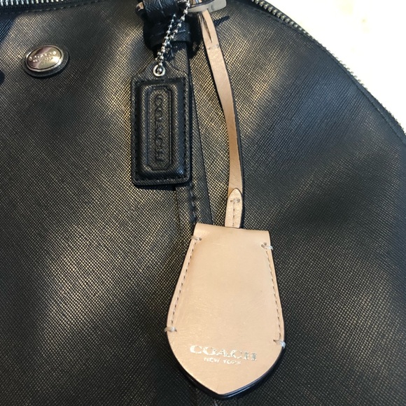 Coach Bags Coach Bowling Bag Satchel In Black Crossgrain Poshmark